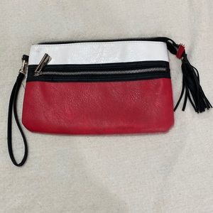 Colorblock Vegan Clutch